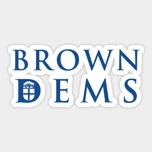 Brown University Democrats Sticker